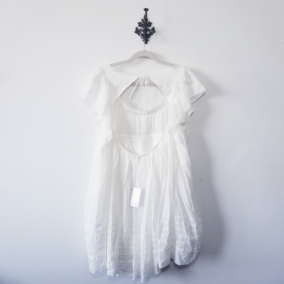 NWT Free People Hailey Mini Dress Size S White Ivory - Picture 3 of 7